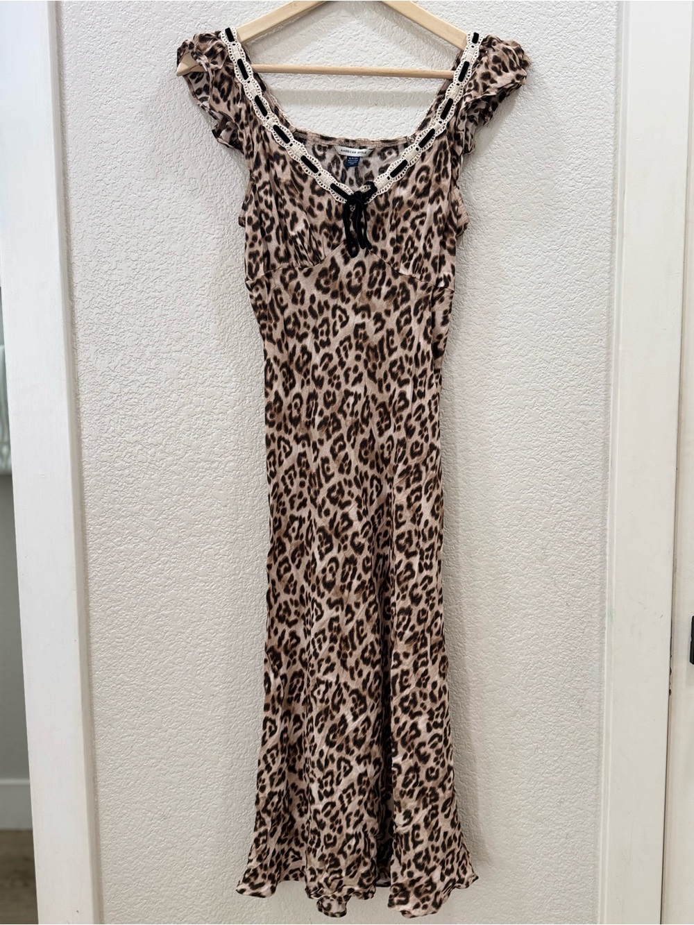 American Eagle Outfitters Leopard-Print Midi Dress - Picture 2 of 7